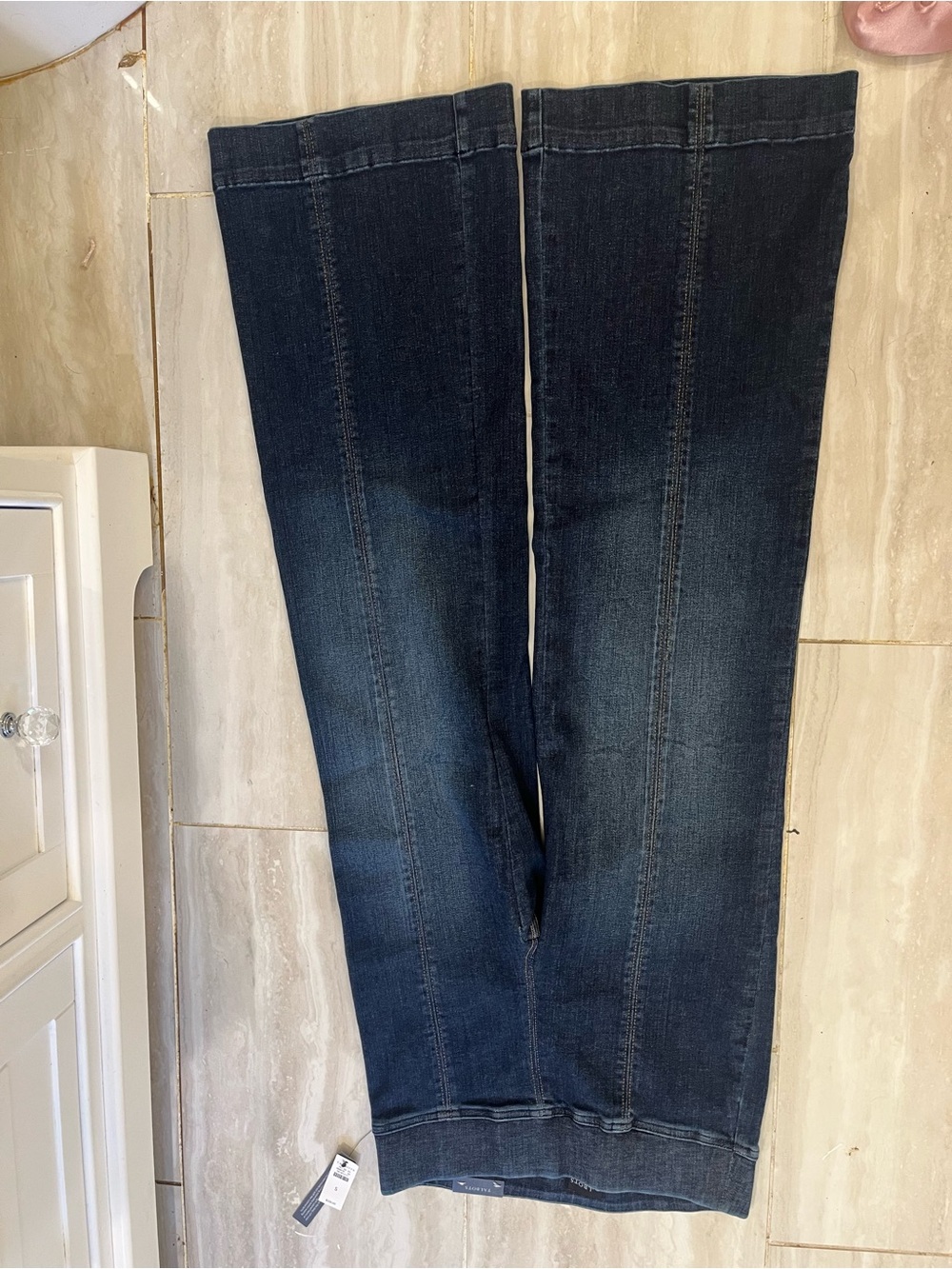 NWT Talbots pull on boot flare jeans